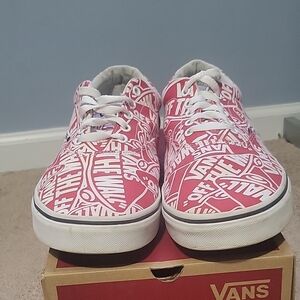 Vans Red Graphic Sneakers